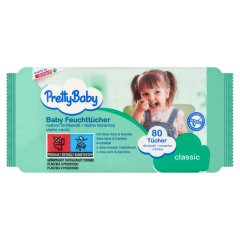 Pretty Baby Classic nedves törlőkendő aloe vera & kamilla kivonattal 80 db