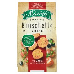 Maretti paradicsom, olíva és oregánó ízesítésű pirított kétszersült karikák 70 g