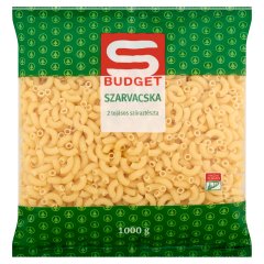 S-Budget szarvacska 2 tojásos száraztészta 1000 g