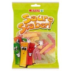 SPAR Saure Staberl savanyú pálcikák gyümölcs ízű gumicukorka 200 g