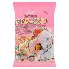 Szerencsi Pom Pom Hapci-Zzz! puffasztott rizs vegyes gyümölcsízű cukorbevonattal 70 g