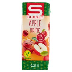 S-Budget szűrt almaital 0,2 l
