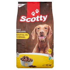 Scotty teljes értékű száraz állateledel felnőtt kutyák számára baromfival és zöldséggel 10 kg