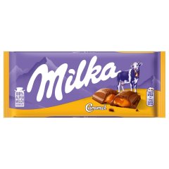 Milka Caramel alpesi tejcsokoládé karamelltöltelékkel 100 g