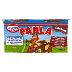 Dr. Oetker Paula csokoládéízű puding vaníliaízű foltokkal 2 x 100 g (200 g)