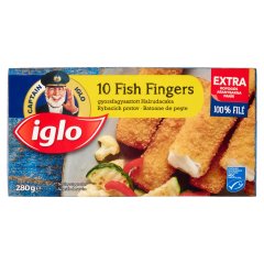 Iglo gyorsfagyasztott halrudacska 10 x 28 g (280 g)