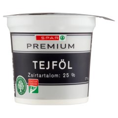 SPAR PREMIUM tejföl 25% 270 g
