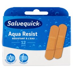Salvequick Aqua Resist vízálló sebtapasz 12 db