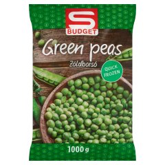 S-Budget gyorsfagyasztott zöldborsó 1000 g