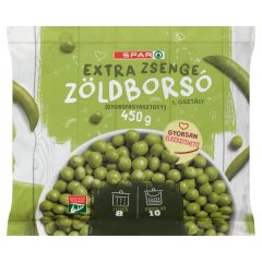 SPAR gyorsfagyasztott extra zsenge zöldborsó 450 g