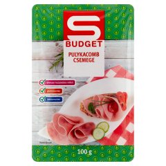 S-Budget szeletelt pulykacomb csemege 100 g