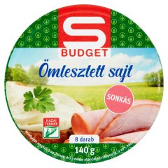 S-Budget sonkás ömlesztett sajt 8 db 140 g