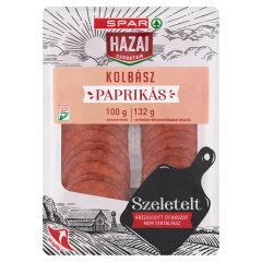 SPAR Hazai Szeretem szeletelt paprikás kolbász 100 g