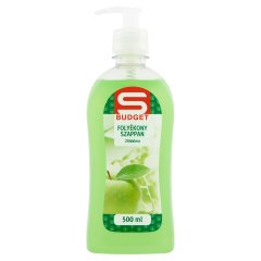 S-Budget Zöldalma folyékony szappan 500 ml