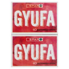 SPAR biztonsági gyufa 10 x 40 db