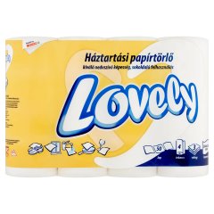 Lovely háztartási papírtörlő 3 réteg 4 tekercs