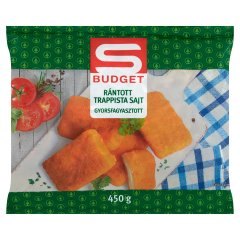 S-Budget gyorsfagyasztott rántott trappista sajt 450 g