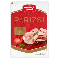 Master Good Klasszik szeletelt, füst ízesítésű csirke párizsi 90 g
