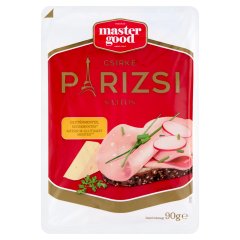 Master Good szeletelt sajtos csirke párizsi 90 g