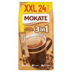 Mokate 3in1 Latte azonnal oldódó kávéspecialitás 24 x 15 g (360 g)