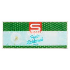 S-Budget papír zsebkendő 3 rétegű 100 db