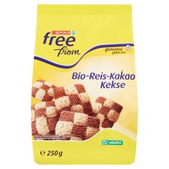 SPAR free from BIO kakaós rizskeksz 250 g