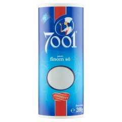 7001 jódozott párolt finom só 200 g