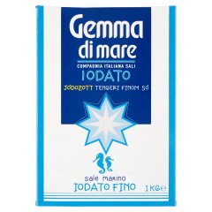Gemma Di Mare jódozott tengeri finom só 1 kg