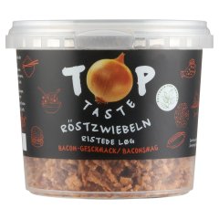 Top Taste ropogós sült hagymadarabok bacon ízesítéssel 100 g
