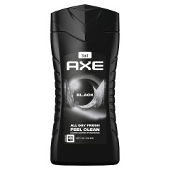 AXE Black 3 in 1 tusfürdő testre, arcra, hajra 250 ml