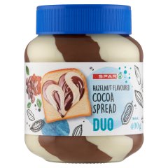 SPAR Duo mogyoróízű kakaós krém 400 g