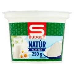 S-Budget natúr vajkrém 250 g