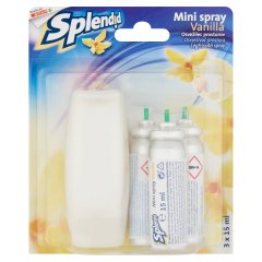 Splendid Vanilla légfrissítő spray 3 x 15 ml