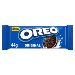 Oreo Original vaníliaízű töltelékkel töltött kakaós keksz 44 g