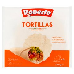 Roberto Tortillas kenyér napraforgóolajjal 4 db 240 g