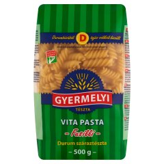 Gyermelyi Vita Pasta Fusilli durum száraztészta 500 g