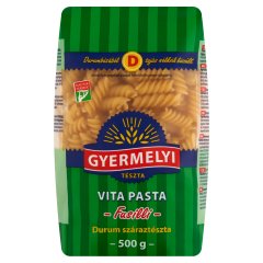 Gyermelyi Vita Pasta Fusilli durum száraztészta 500 g