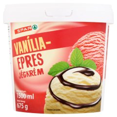 SPAR vanília-epres jégkrém 1500 ml