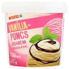 SPAR vanília-puncs jégkrém mazsolával 1500 ml