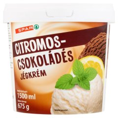 SPAR citromos-csokoládés jégkrém 1500 ml