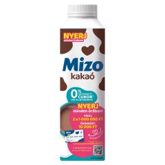 Mizo sovány, laktózmentes kakaó édesítőszerekkel 450 ml