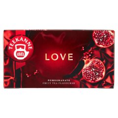 Teekanne Love gyümölcstea keverék gránátalma és őszibarack ízzel 20 filter 45 g