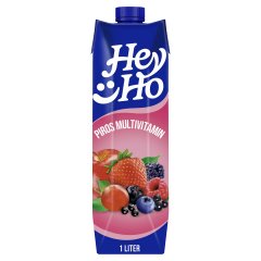 Hey-Ho Piros Multivitamin vegyes gyümölcsital 6 vitaminnal 1 l