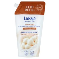 Luksja Creamy & Soft folyékony szappan nyugtató pamuttejjel & B5 provitaminnal 900 ml