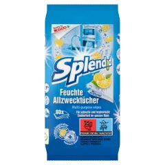 Splendid univerzális nedves tisztítókendő citrom illattal 80 db