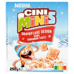 Cini Minis ropogós fahéjas gabonapehely teljes kiőrlésű búzával, vitaminokkal és vassal 250 g