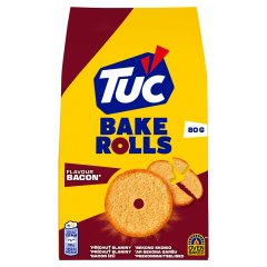 Tuc Bake Rolls bacon ízű kétszersült 80 g