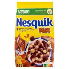 Nesquik Mix kakaós és vaníliaízű, ropogós gabonapehely vitaminokkal, ásványi anyagokkal 225 g