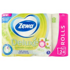 Zewa Deluxe Camomile Comfort toalettpapír 3 rétegű 24 tekercs