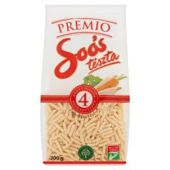 Soós Premio csiga négytojásos száraztészta 200 g